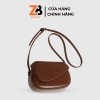 Túi xách nữ ZERBAG đeo chéo vuông PU màu trơn