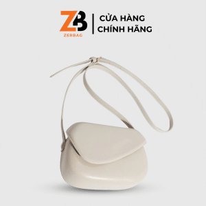 Túi xách nữ ZERBAG đeo chéo vuông PU màu trơn