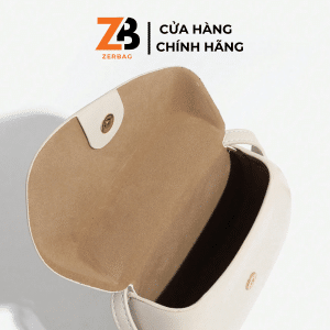 Túi xách nữ ZERBAG đeo chéo vuông PU màu trơn