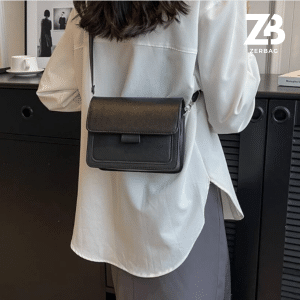 Túi xách nữ ZERBAG vuông nắp gập Mini thời trang hiện đại
