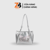 ZEOBAG túi tote da đeo vai họa tiết bướm