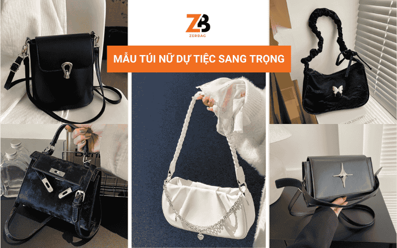 Mẫu các loại túi được chọn túi xách đi dự tiệc sang trọng