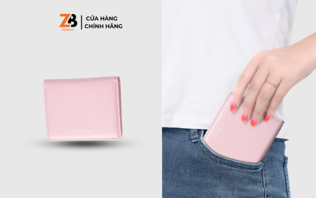 Ví nữ cầm tay nhỏ gọn, tiện lợi