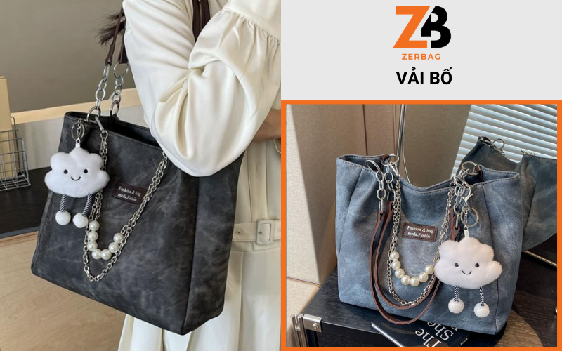 Túi xách nữ - Vải bố chất liệu bền bỉ thể hiện cá tính