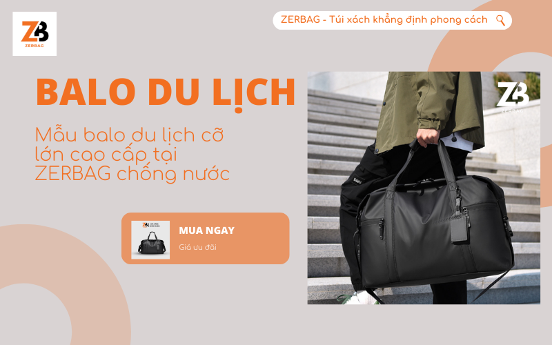 Ba lô du lịch loại lớn chống xước chống nước