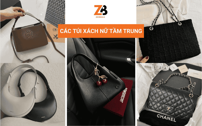Các túi từ các hãng túi xách nữ tầm trung các nàng