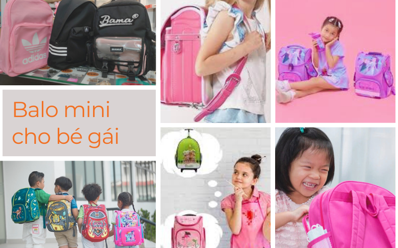 Chọn lựa balo mini cho bé gái