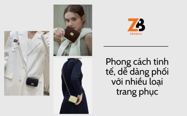 Phong cách tinh tế, dễ dàng phối với nhiều loại trang phục