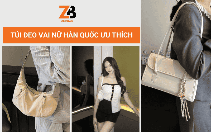 Túi đeo vai nữ hàng hiệu Hàn Quốc ưu thích xu hướng thời thượng