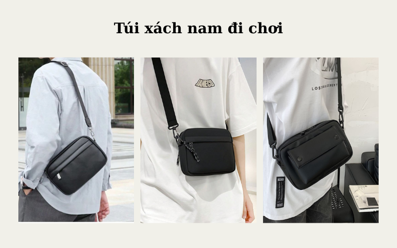 Các loại túi xách nam - Hình ảnh túi nam đi chơi