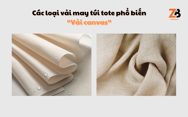 Mua vải may túi tote - Vải canvas 