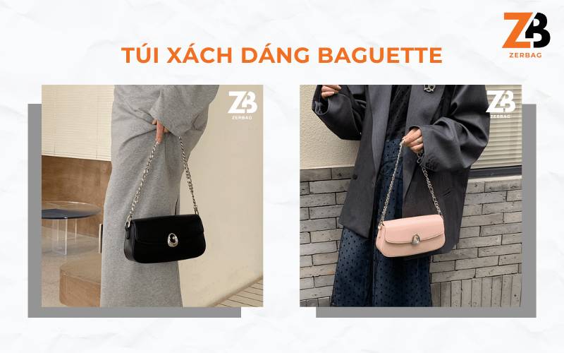 Các mẫu túi xách đẹp - túi Baguette