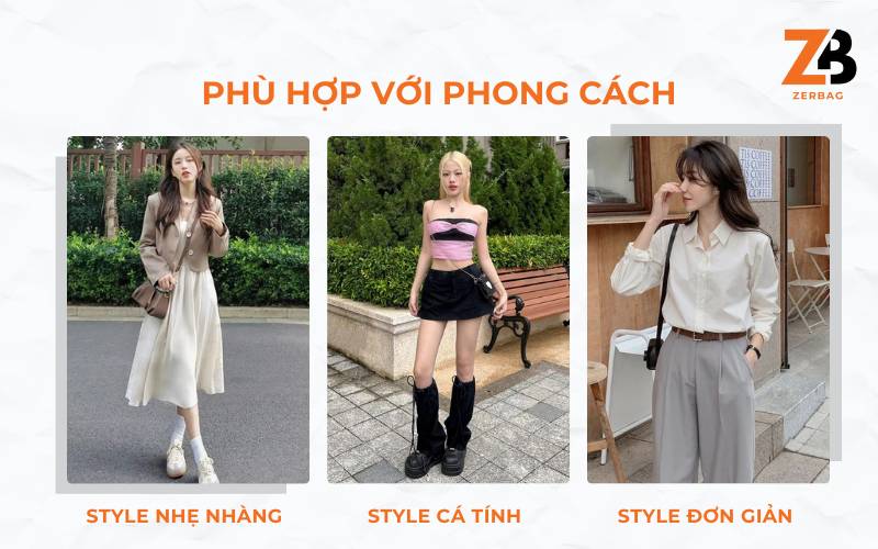 Cách chọn túi đeo chéo nữ nhỏ gọn phù hợp với phong cách cá nhân