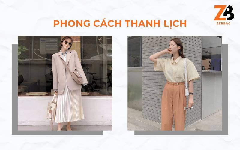 Cách phối đồ theo phong cách thanh lịch với túi đeo chéo nữ hàng hiệu