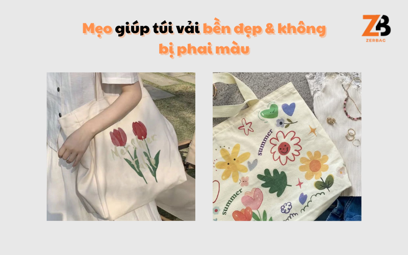 Cách vẽ trang trí túi vải - Mẹo giúp túi vải vẽ bền đẹp & không bị phai màu