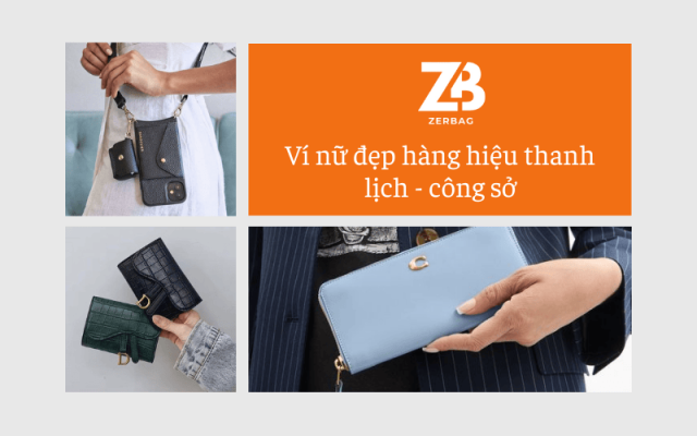 Ví nữ đẹp hàng hiệu thanh lịch - công sở