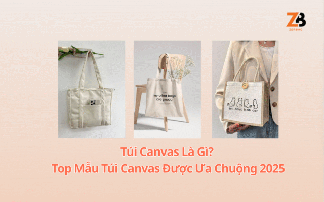 Túi Canvas Là Gì? Top Mẫu Túi Canvas Được Ưa Chuộng 2025