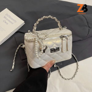 Túi sách nữ dáng cốp ZerBag màu trắng