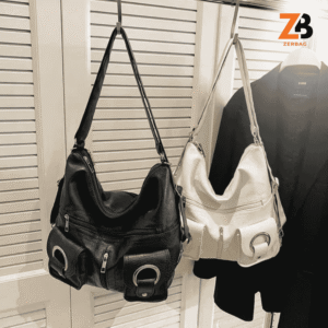 Túi tote ZERBAG đeo chéo kết hợp balo phong cách Hàn Quốc cá tính hình ảnh minh hoạ