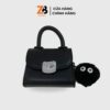 Túi xách đeo chéo nữ ZERBAG kèm móc khoá da PU trơn