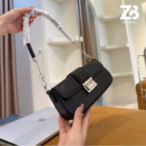 Túi xách nữ đeo vai ZERBAG da PU trơn basic phong cách Hàn Quốc đi học đi làm