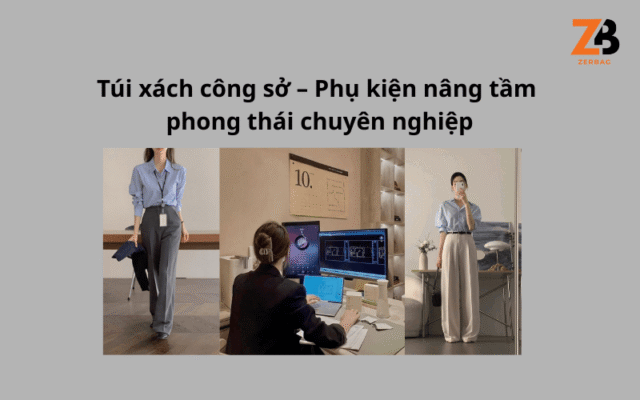 Túi xách công sở – Phụ kiện nâng tầm phong thái chuyên nghiệp