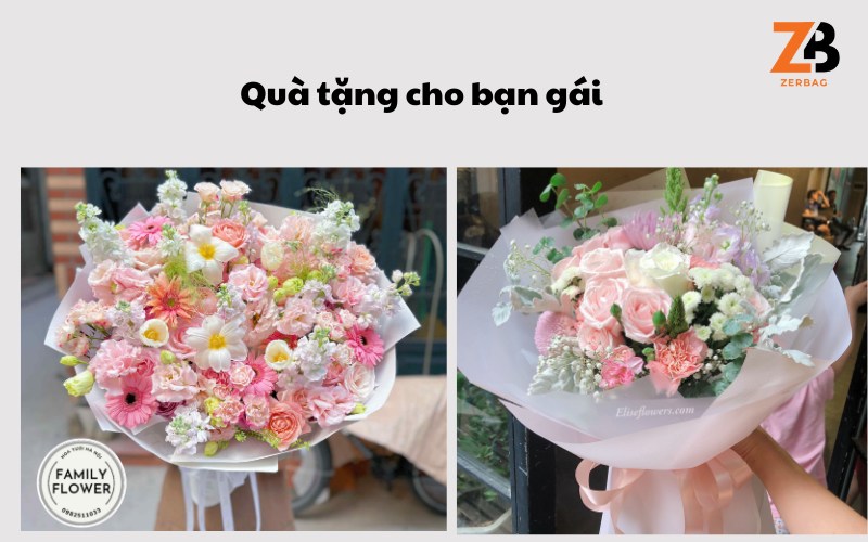 hoa tươi quà tặng sinh nhật cho nữ