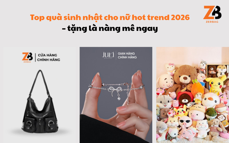 Những món quà sinh nhật cho nữ hot trend 2026
