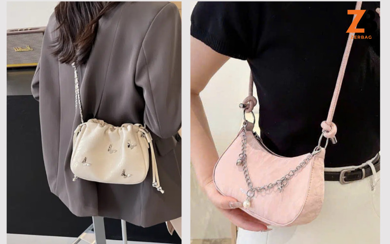 túi đeo chéo nữ phong cách Hàn Quốc
