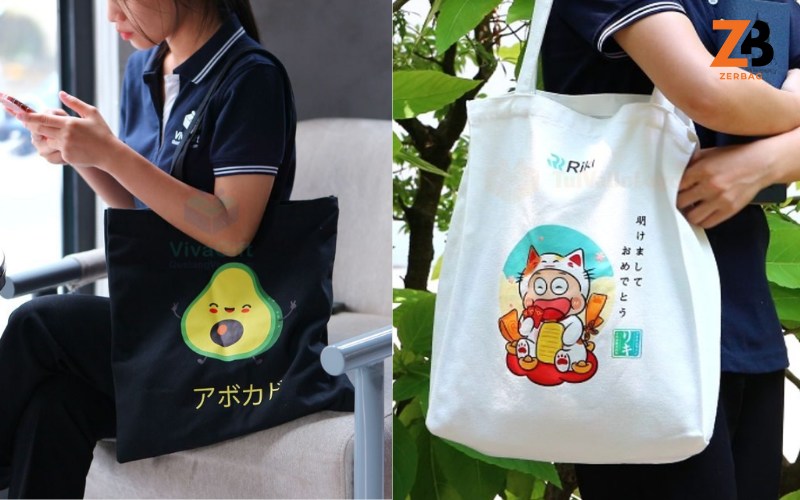 các mẫu in túi tote theo yêu cầu